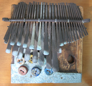 Mbira dzavadzimu (with extra keys) A 'Own' Gandanga by Tute Chigamba Tute Chigamba's Mbira, 1 of 3