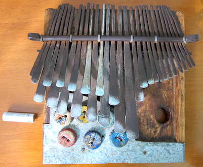 Mbira dzavadzimu (with extra keys) A 'Own' Gandanga by Tute Chigamba Tute Chigamba's Mbira, 2 of 3