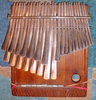 Mbira dzavadzimu (with extra keys) C# / Db Bass Nemakonde by Samson Bvure #1, 1 of 4