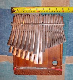 Mbira dzavadzimu (with extra keys) C# / Db Bass Nemakonde by Samson Bvure #1, 2 of 4