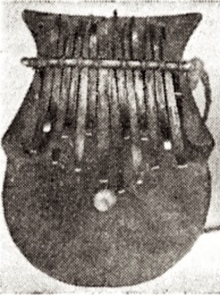 Nsenga kalimba F# / Gb from Mawilili village, Petauke Dist., Zambia Ackson Zulu's Kalimba, 1 of 2