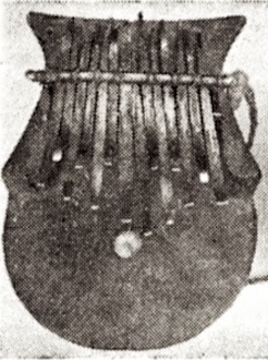 Nsenga kalimba F# / Gb from Mawilili village, Petauke Dist., Zambia Ackson Zulu's Kalimba, 1 of 2
