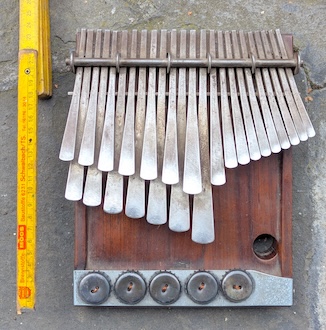 Mbira dzavadzimu A# / Bb Nyamaropa 'Devon' by Sebastian Pott Template Devon Mbira, 2 of 9